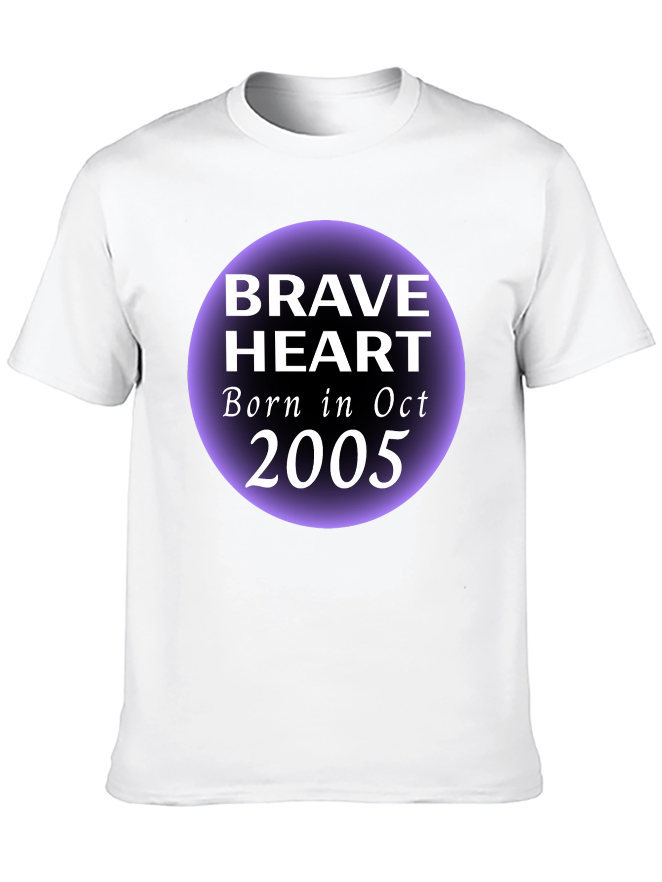 Brave Heart Oct 2005 Black Graphic T-Shirt