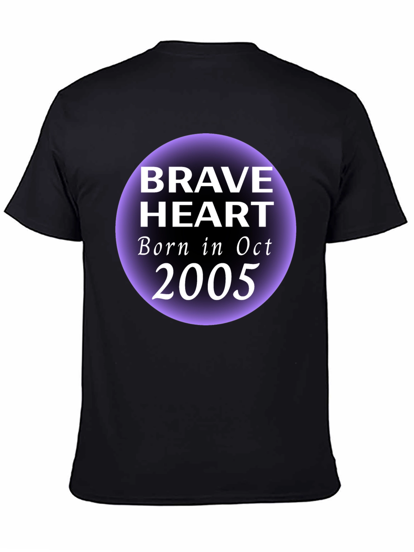 Brave Heart Oct 2005 Black Graphic T-Shirt