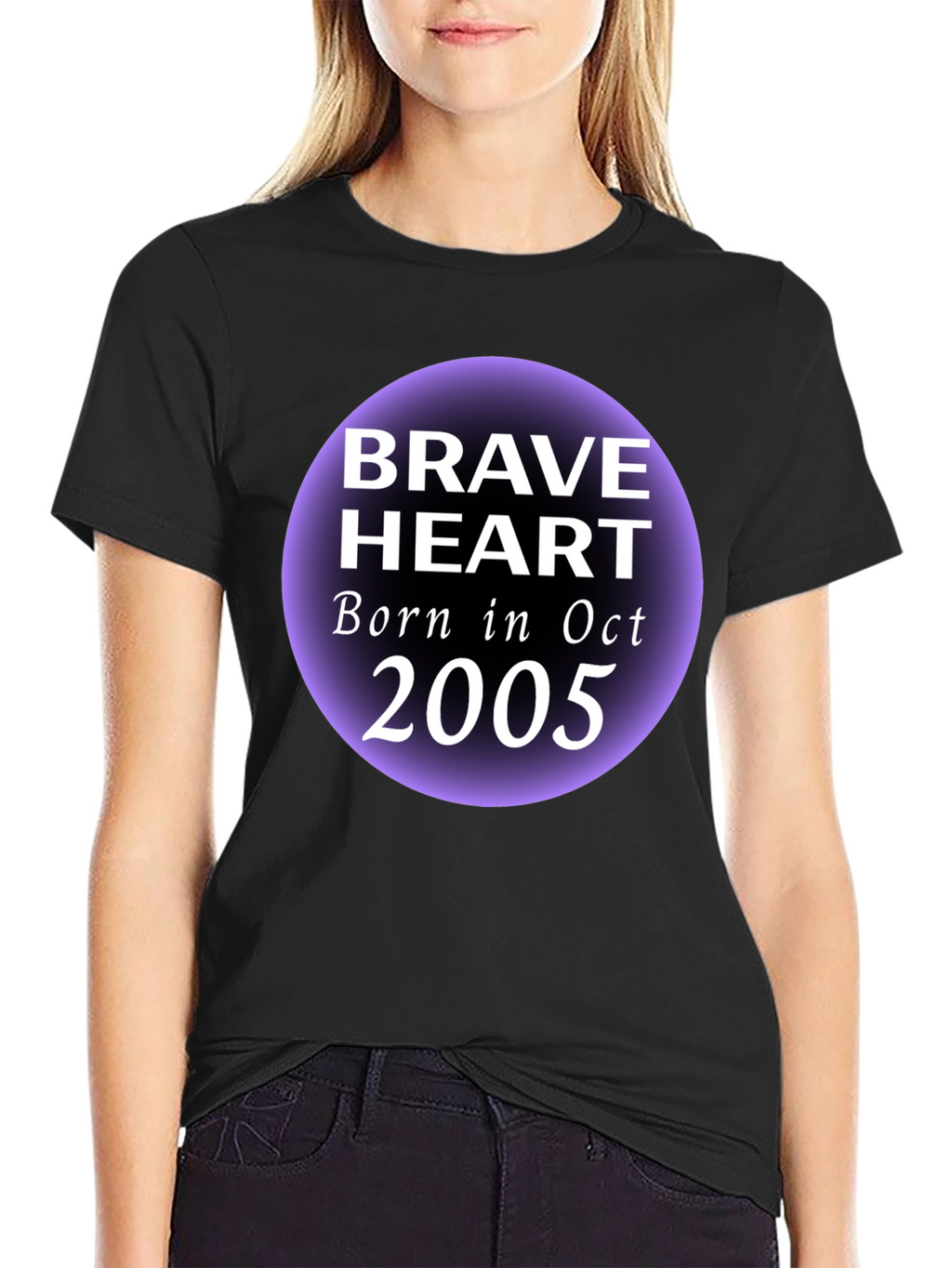 Brave Heart Oct 2005 Black Graphic T-Shirt