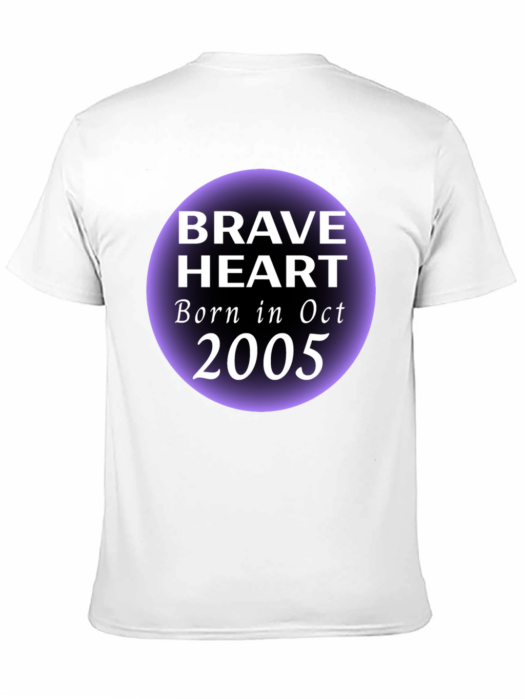 Brave Heart Oct 2005 Black Graphic T-Shirt