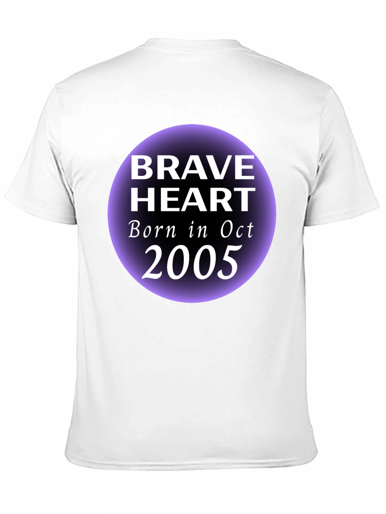 Brave Heart Oct 2005 Black Graphic T-Shirt