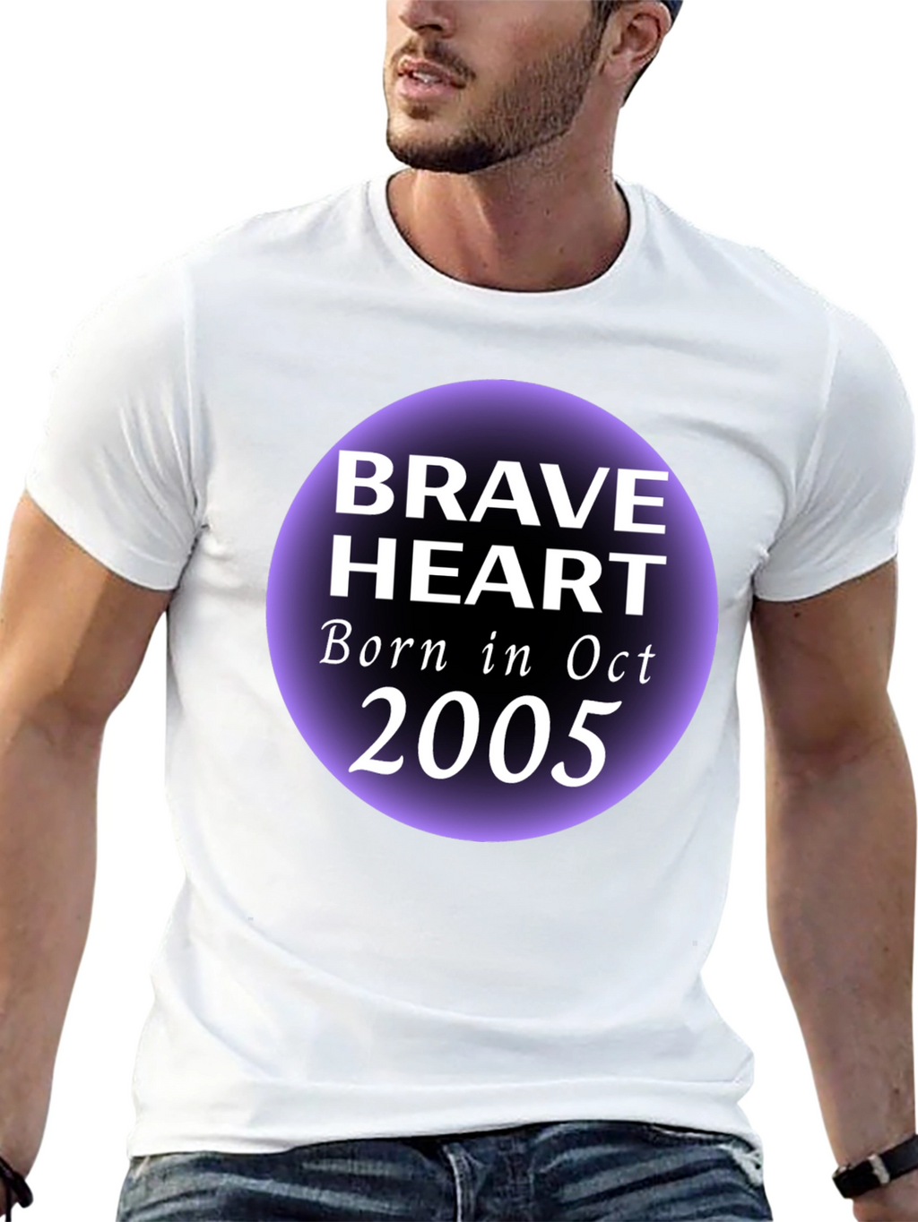 Brave Heart Oct 2005 Black Graphic T-Shirt