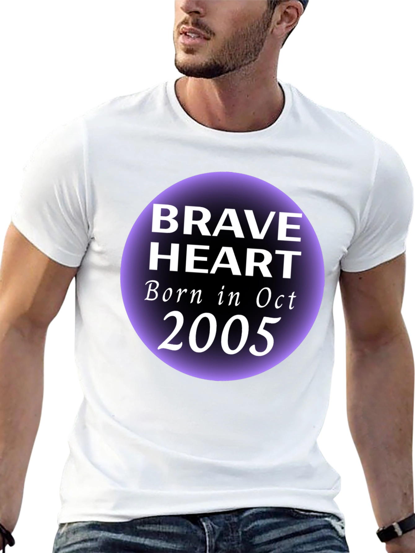 Brave Heart Oct 2005 Black Graphic T-Shirt