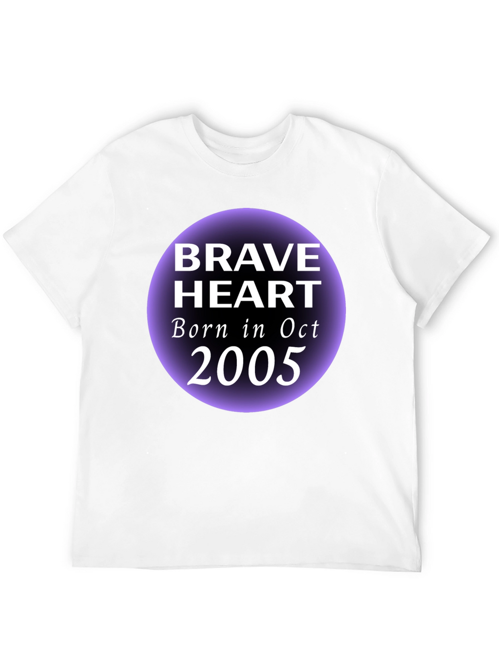 Brave Heart Oct 2005 Black Graphic T-Shirt