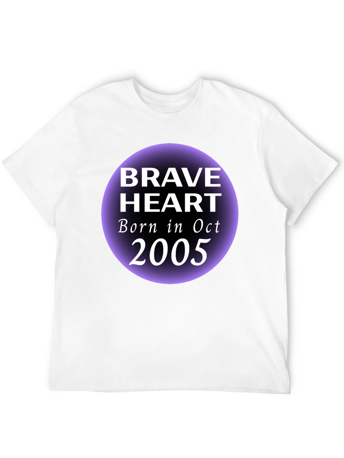 Brave Heart Oct 2005 Black Graphic T-Shirt