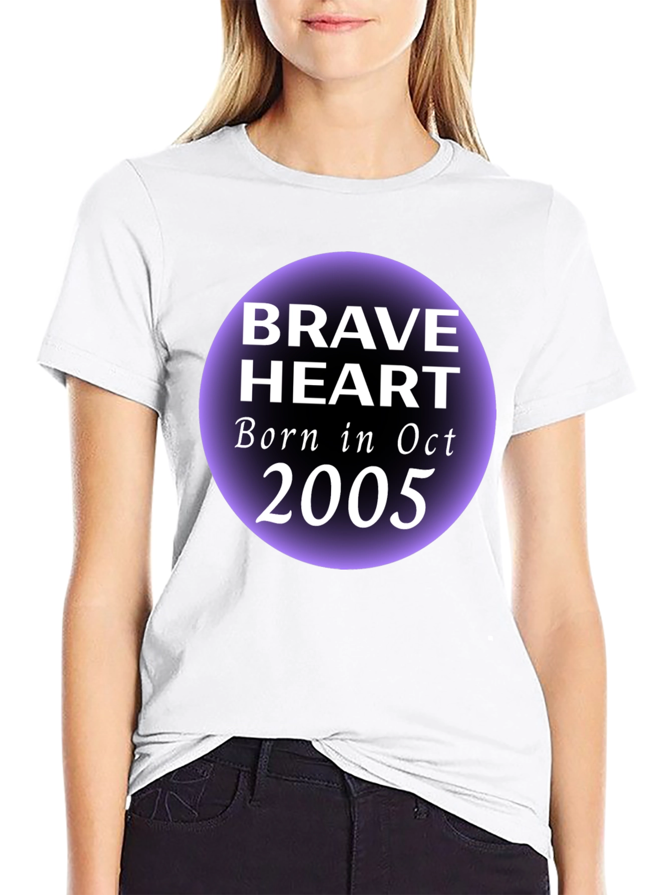 Brave Heart Oct 2005 Black Graphic T-Shirt