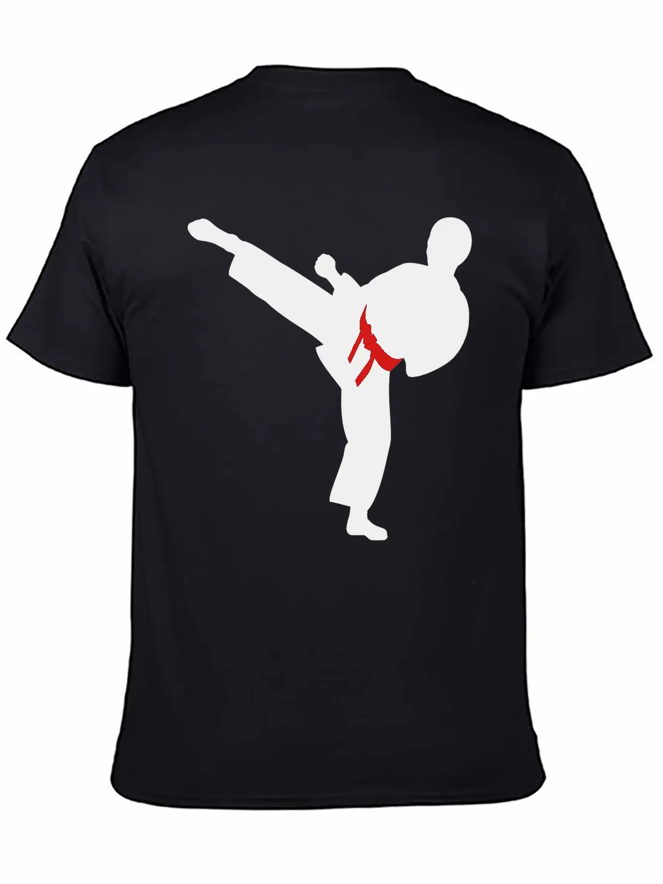 Adult Brown Cap With Silver Figure And Blu Belt Timeless Short Sleeve Tee – Comfy And Minimalist Design