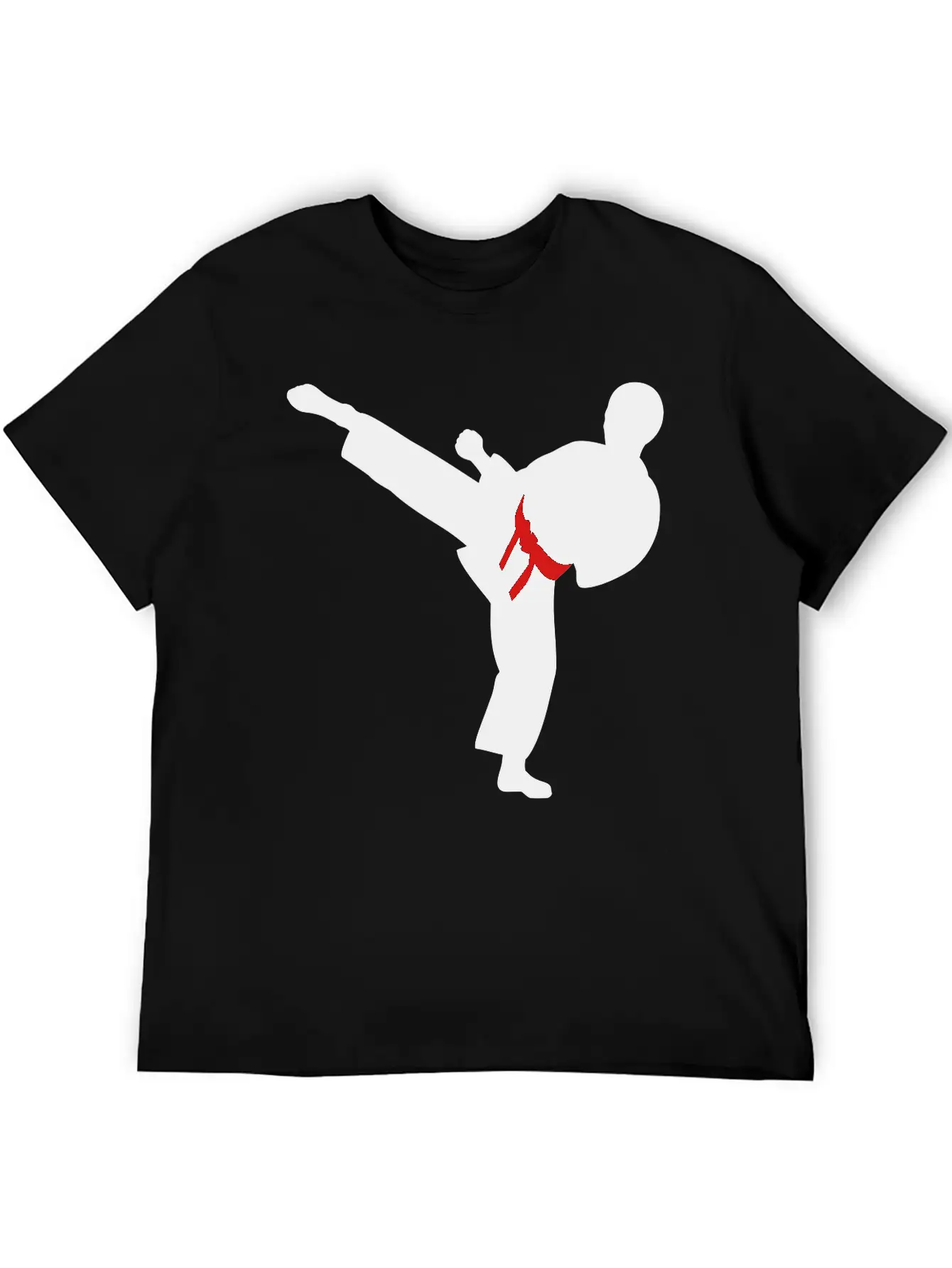 Adult Brown Cap With Silver Figure And Blu Belt Timeless Short Sleeve Tee – Comfy And Minimalist Design