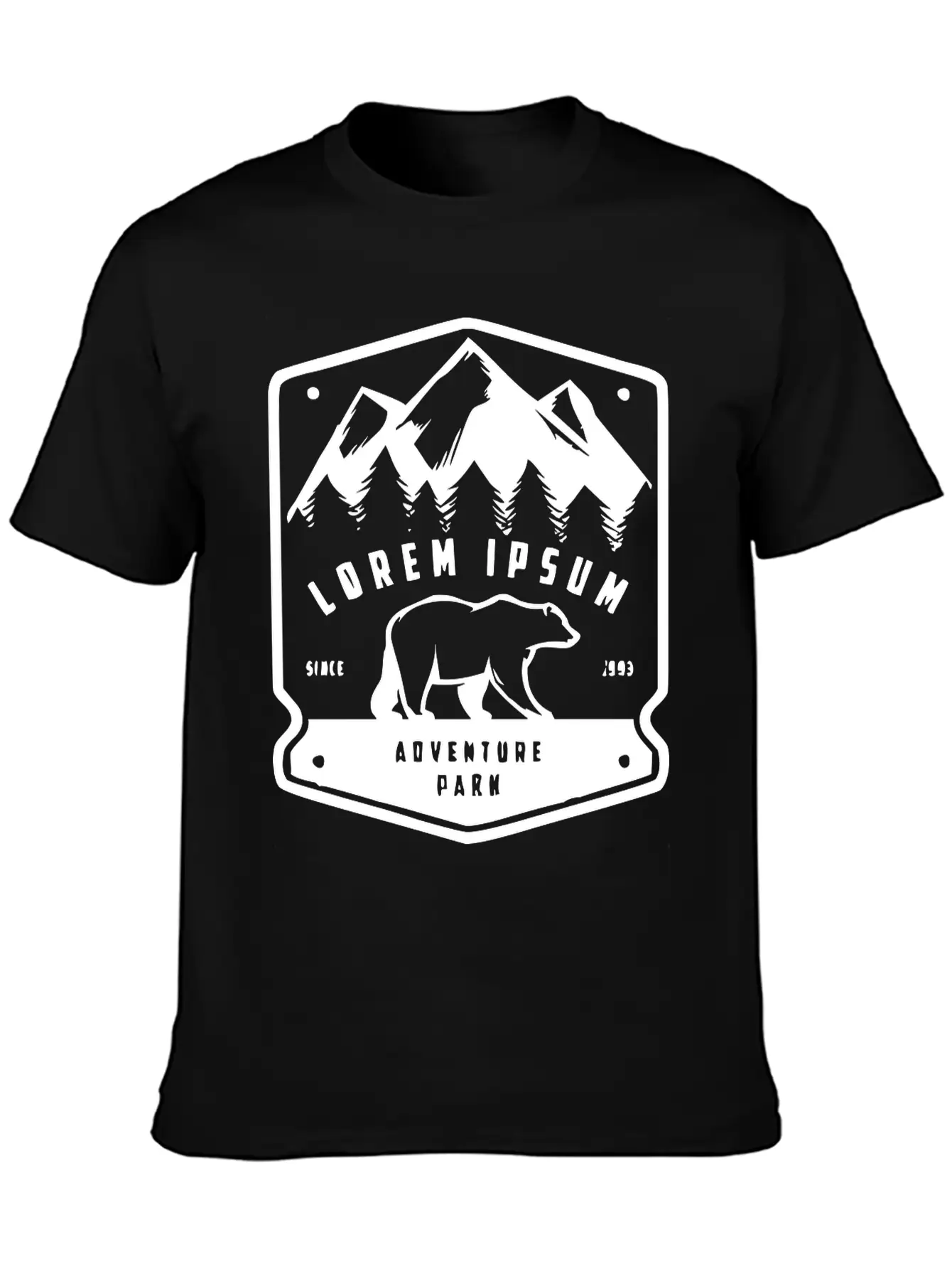 Adventure Park Logo Essential Unisex Summer Tee – Soft Cotton Casual Fit