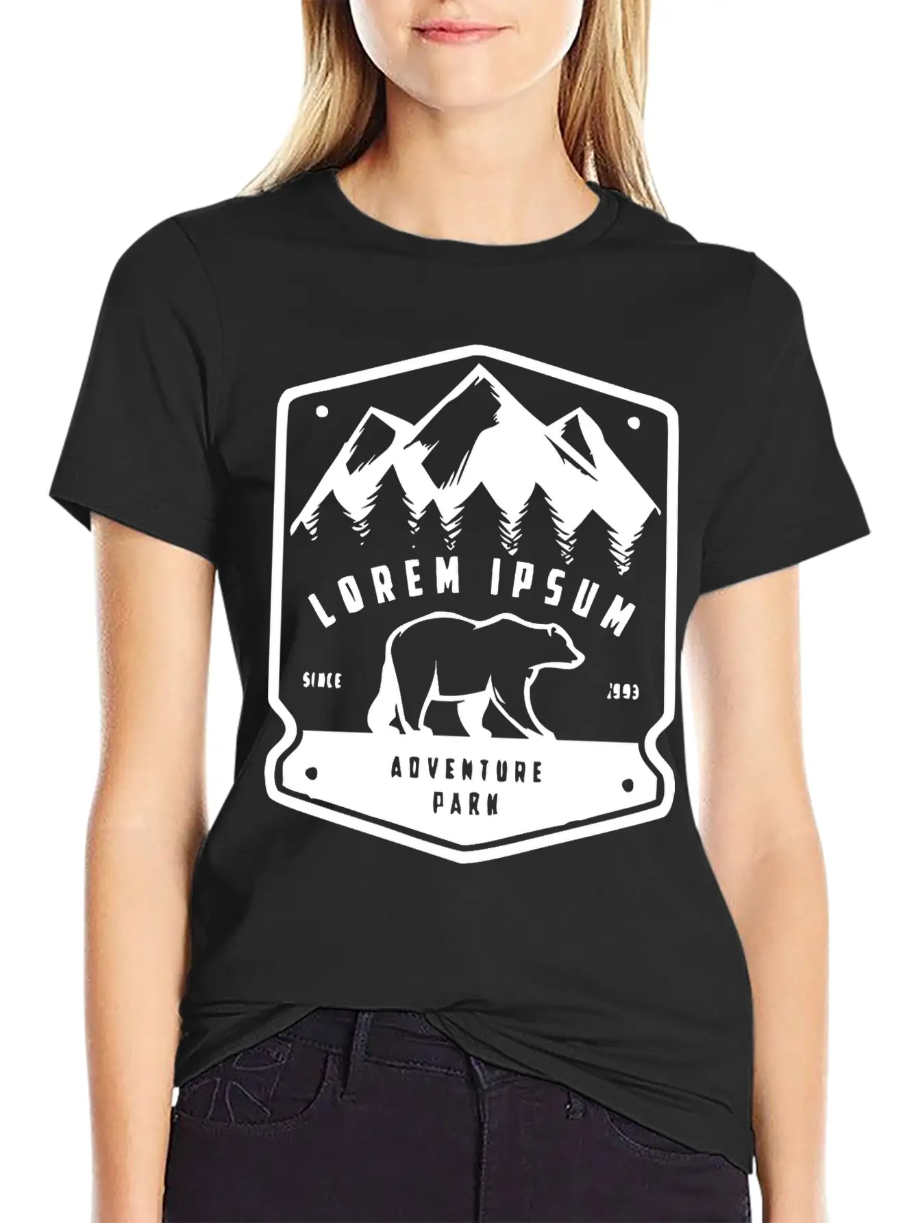 Adventure Park Logo Essential Unisex Summer Tee – Soft Cotton Casual Fit