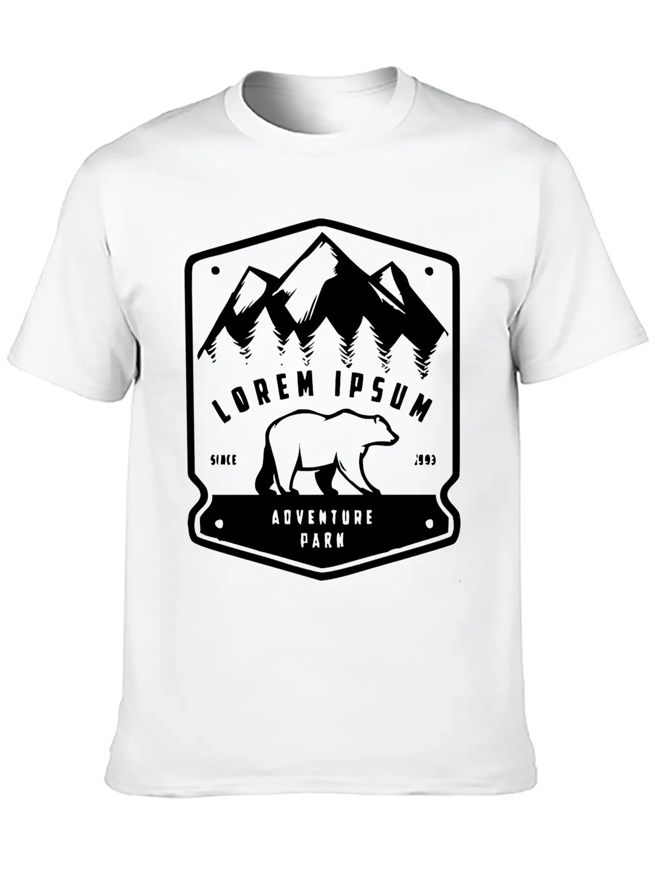Adventure Park Logo Essential Unisex Summer Tee – Soft Cotton Casual Fit