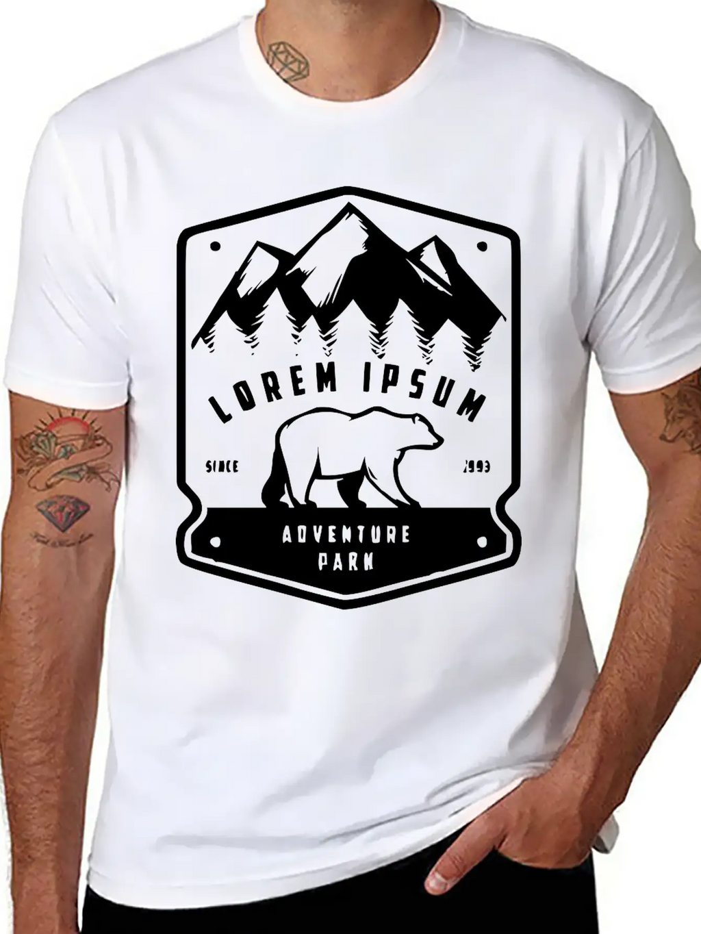 Adventure Park Logo Essential Unisex Summer Tee – Soft Cotton Casual Fit