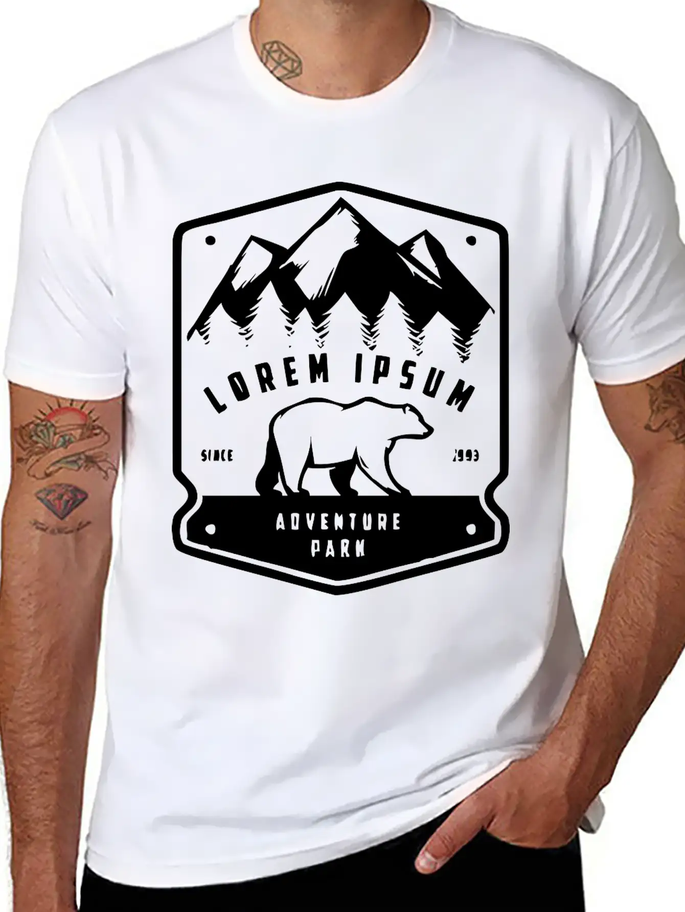 Adventure Park Logo Essential Unisex Summer Tee – Soft Cotton Casual Fit