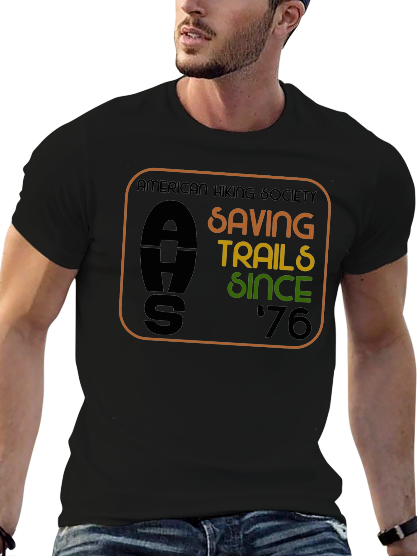 American Hiking Society Tee - Saving Trails Since 76