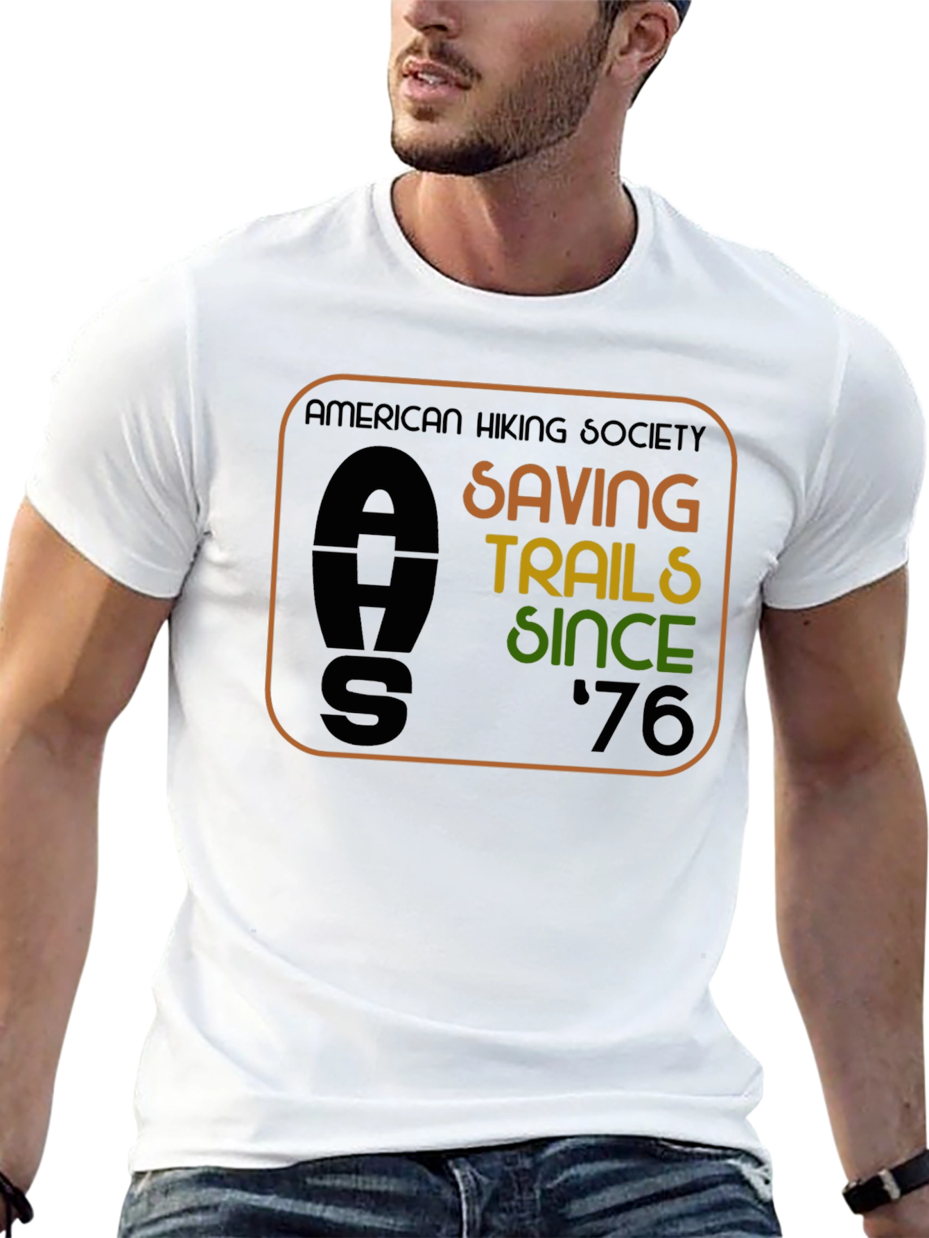 American Hiking Society Tee - Saving Trails Since 76