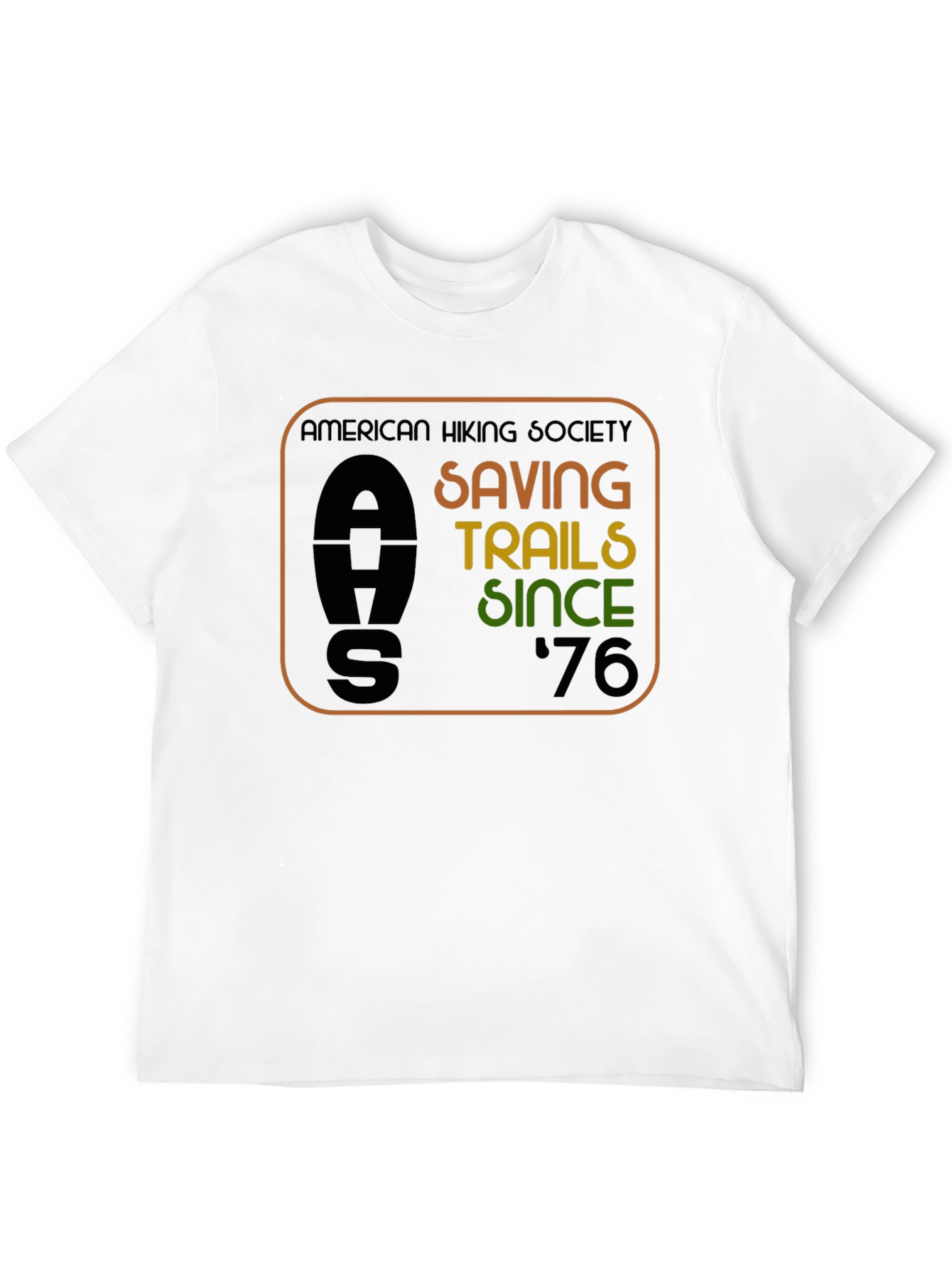 American Hiking Society Tee - Saving Trails Since 76