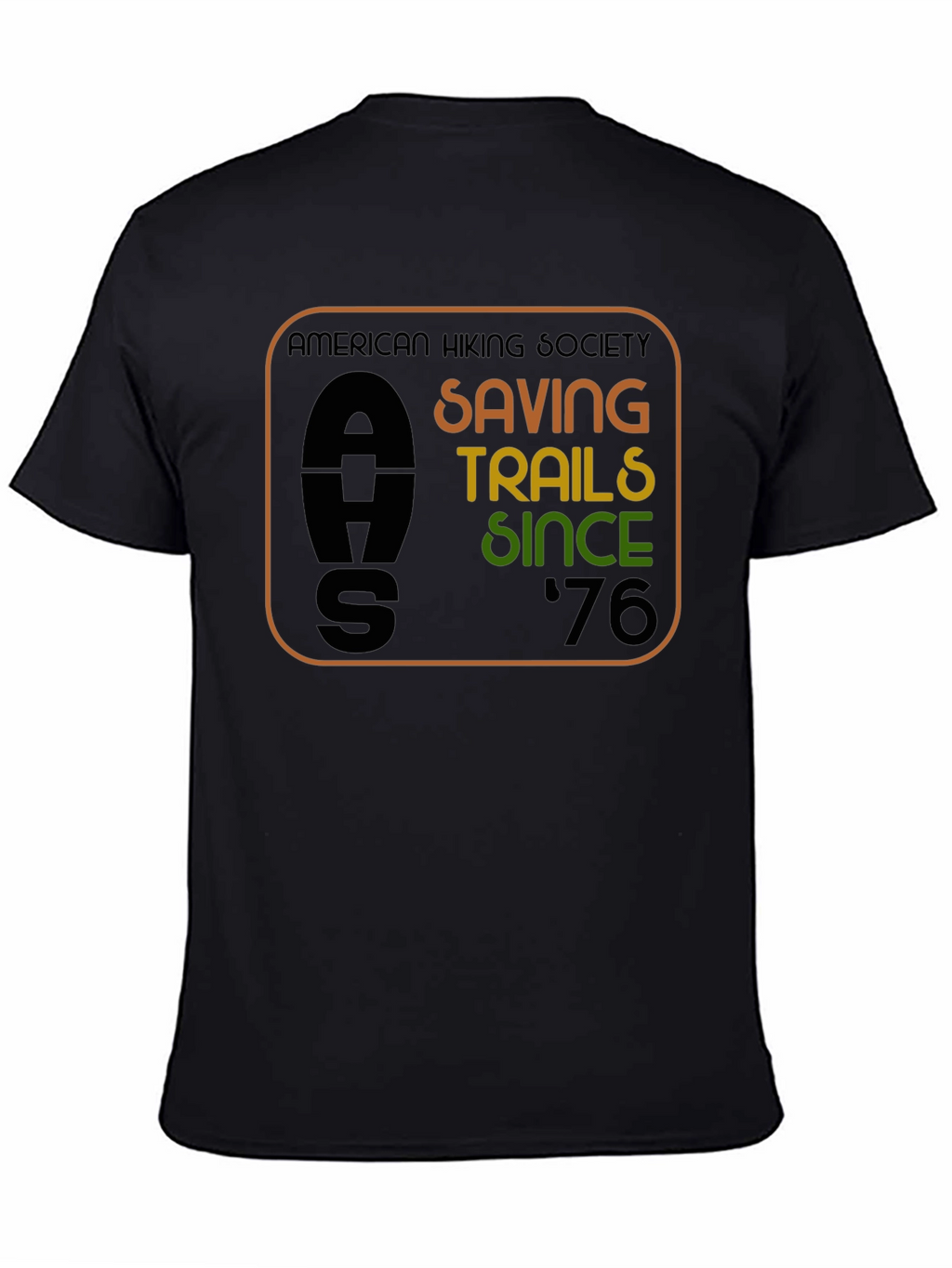 American Hiking Society Tee - Saving Trails Since 76