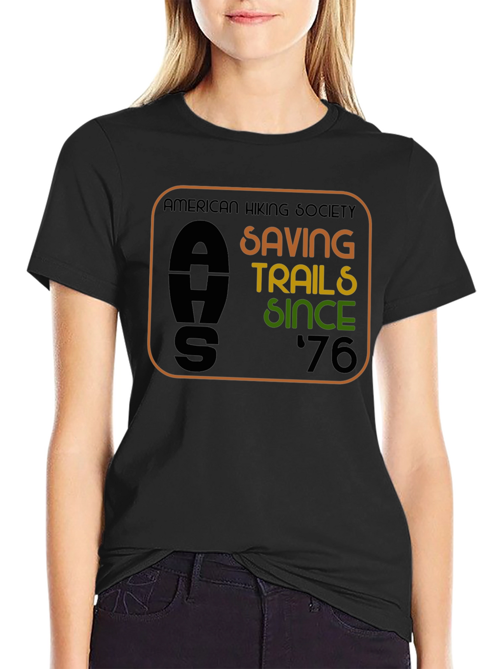 American Hiking Society Tee - Saving Trails Since 76