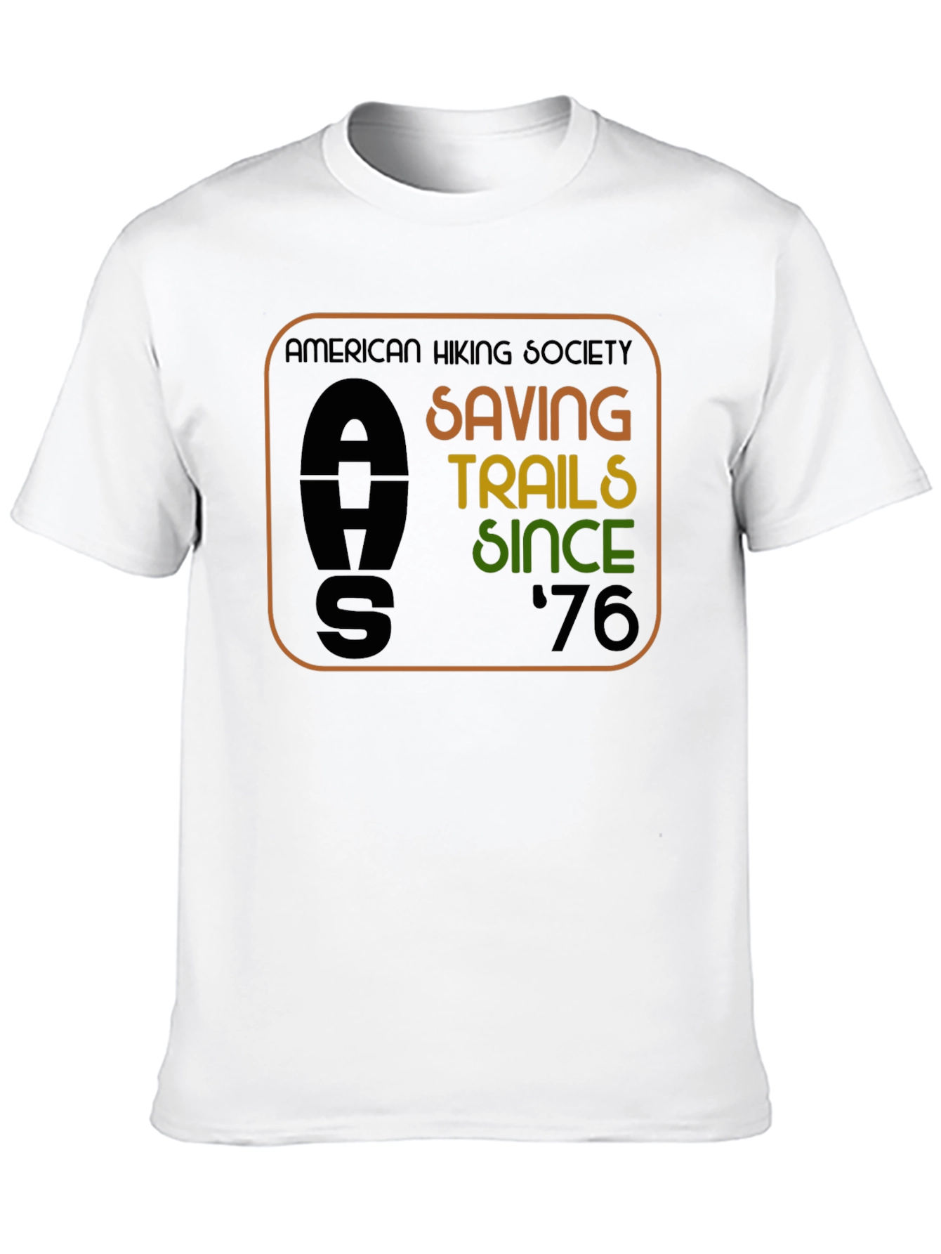 American Hiking Society Tee - Saving Trails Since 76