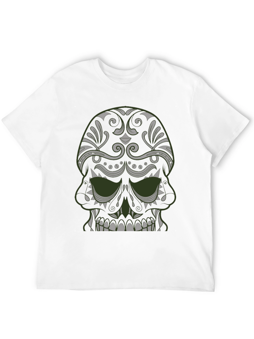Skull Graphic Tee - Dark Style