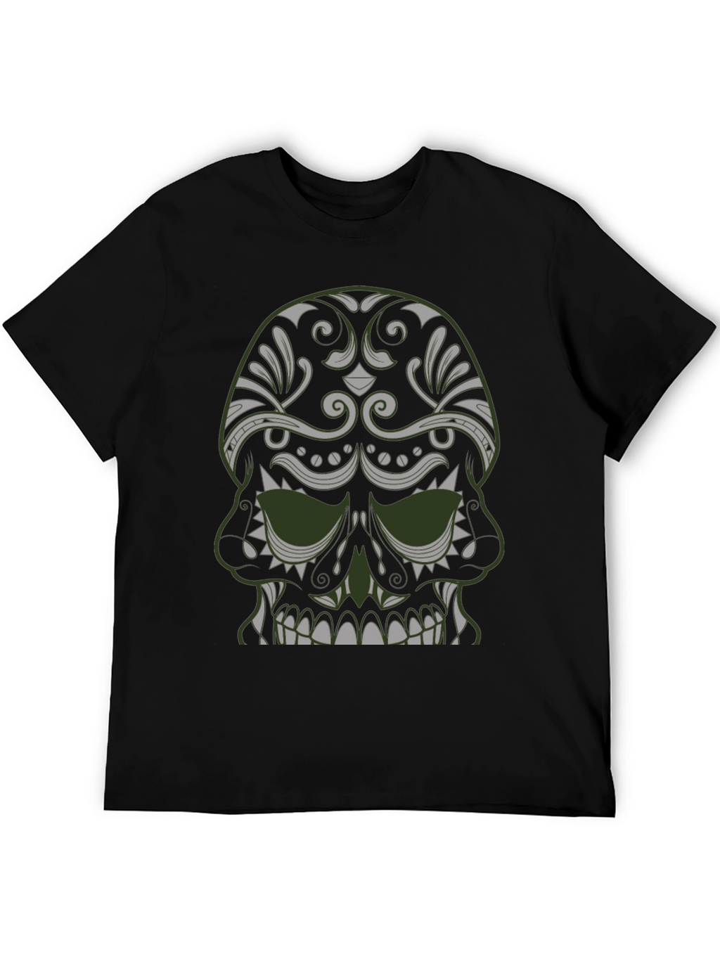 Skull Graphic Tee - Dark Style