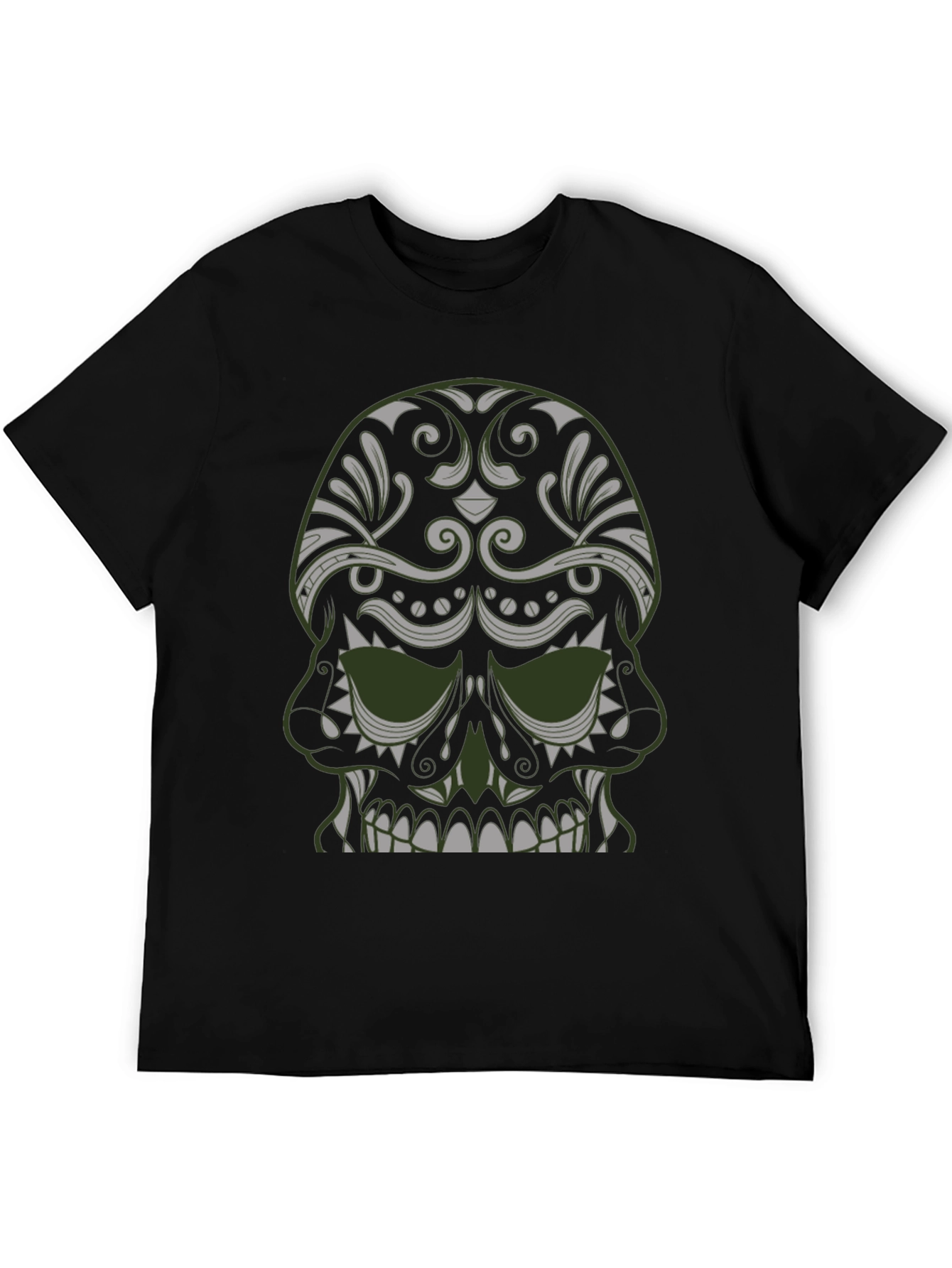 Skull Graphic Tee - Dark Style