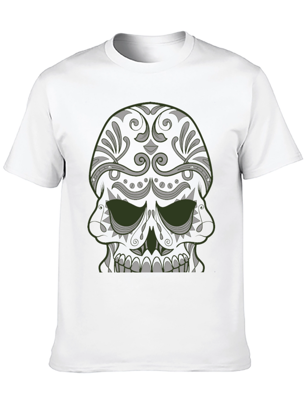 Skull Graphic Tee - Dark Style