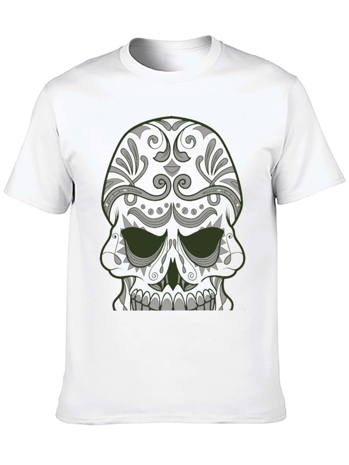 Skull Graphic Tee - Dark Style