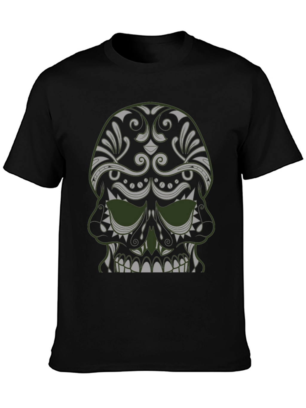 Skull Graphic Tee - Dark Style