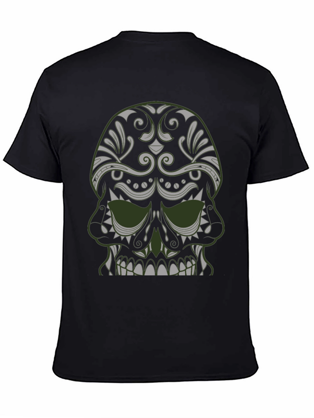 Skull Graphic Tee - Dark Style
