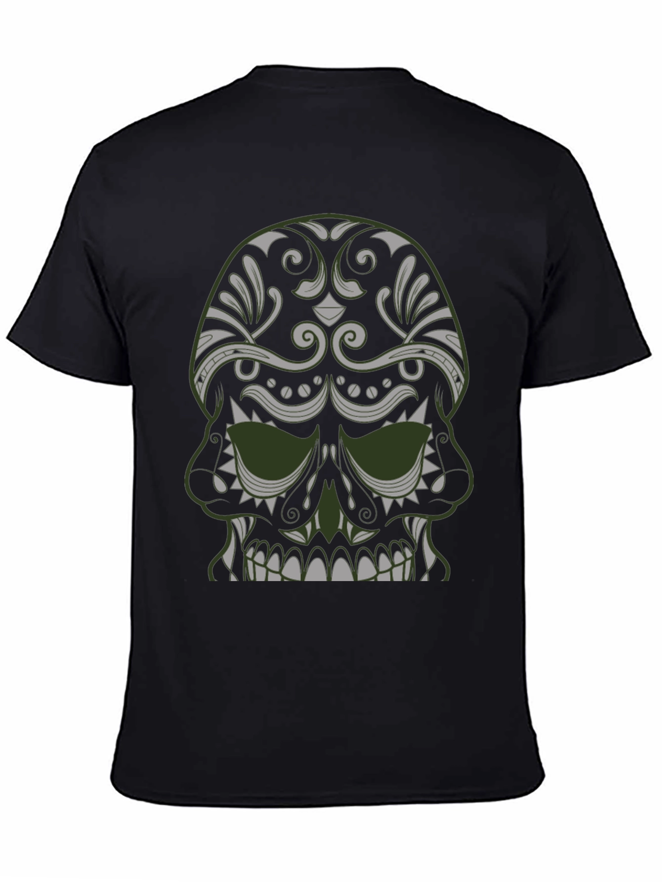 Skull Graphic Tee - Dark Style