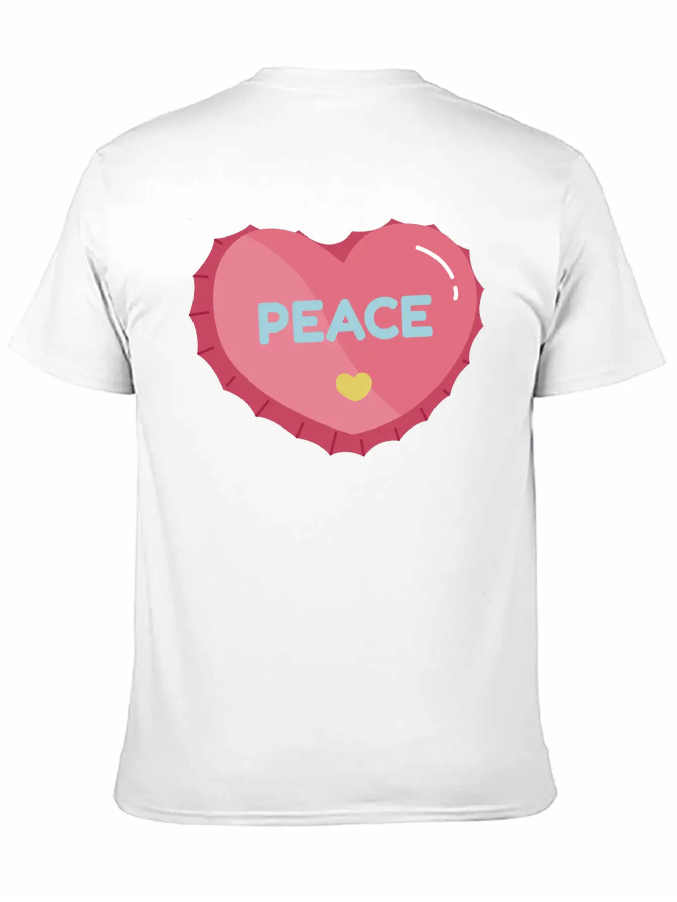 Aesthetic Heart Bottle Cap Breathable Graphic T-Shirt – Perfect For Casual Days