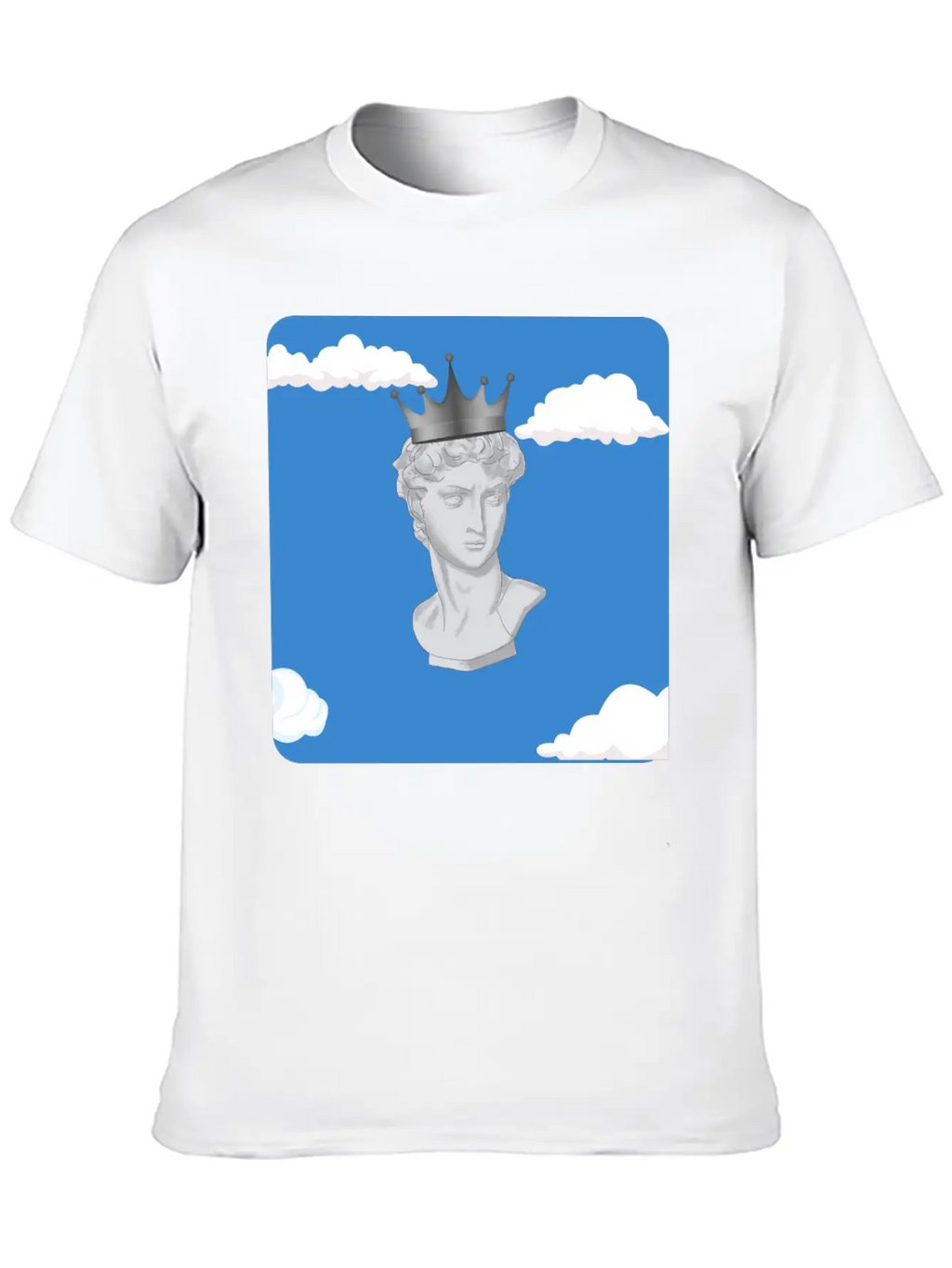 Aesthetic Statue Basic Graphic T-Shirt – Daily Comfort In Soft Cotton