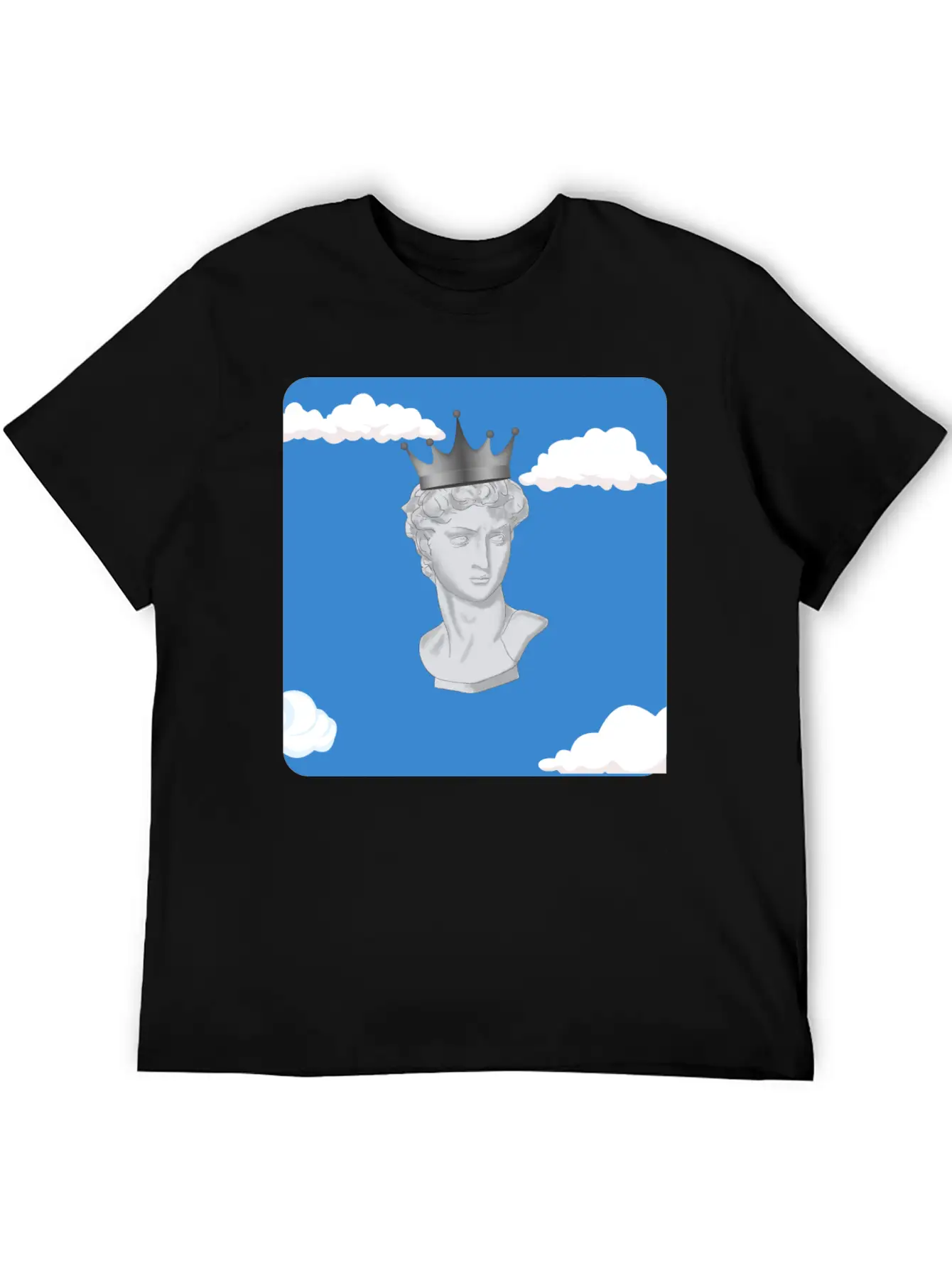 Aesthetic Statue Basic Graphic T-Shirt – Daily Comfort In Soft Cotton