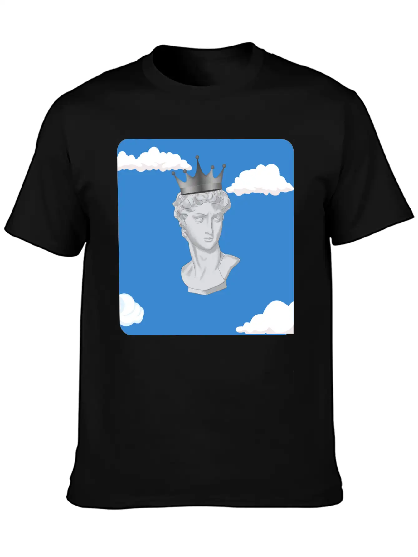 Aesthetic Statue Basic Graphic T-Shirt – Daily Comfort In Soft Cotton