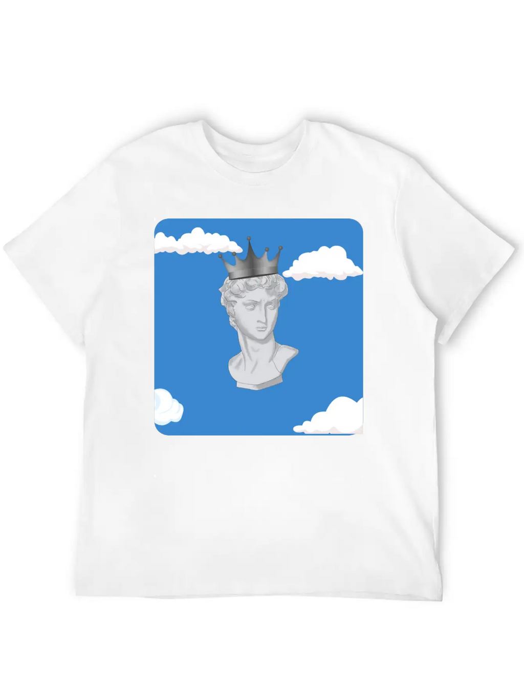 Aesthetic Statue Basic Graphic T-Shirt – Daily Comfort In Soft Cotton