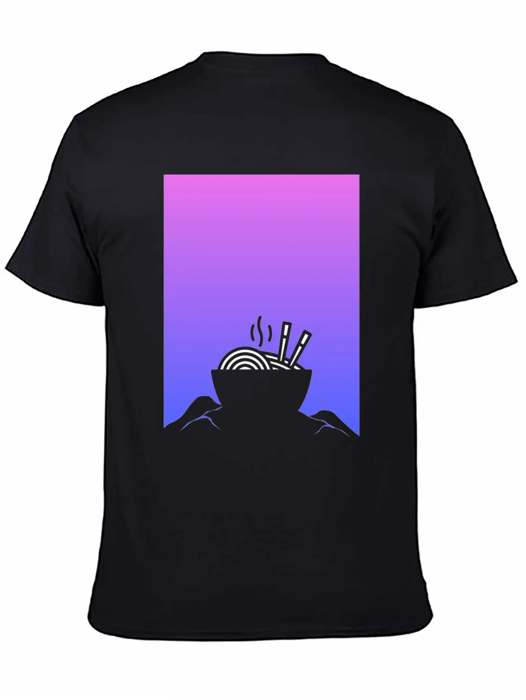 Aesthetic Vaporwave Anime Ramen Breathable Graphic T-Shirt – Perfect For Casual Days