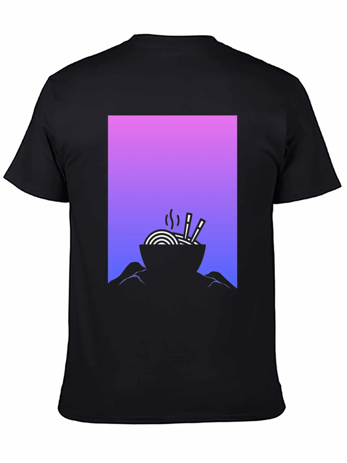 Aesthetic Vaporwave Anime Ramen Breathable Graphic T-Shirt – Perfect For Casual Days