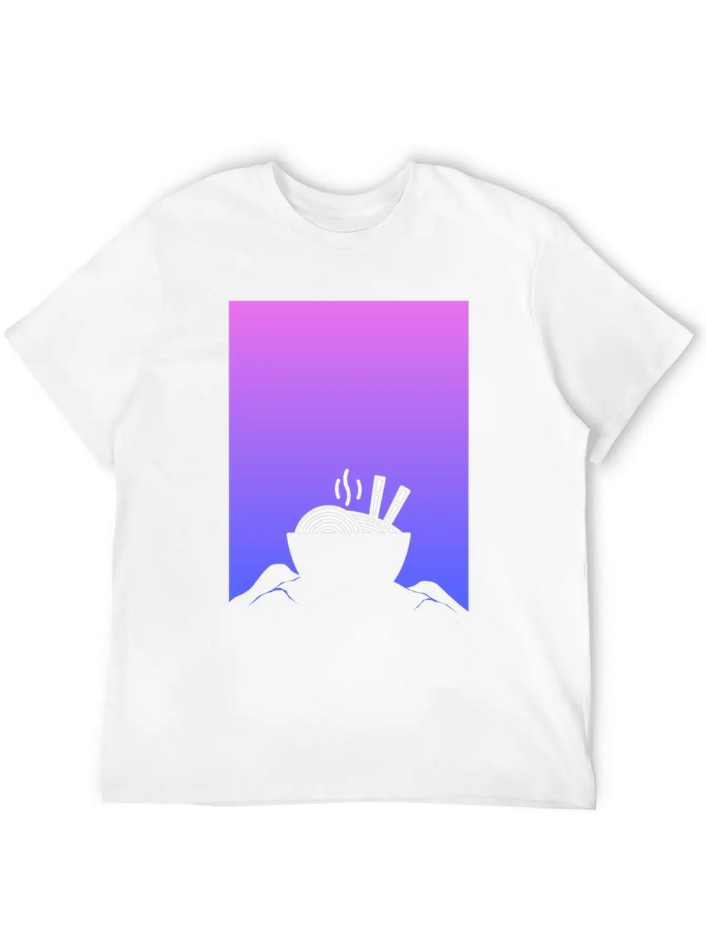 Aesthetic Vaporwave Anime Ramen Breathable Graphic T-Shirt – Perfect For Casual Days