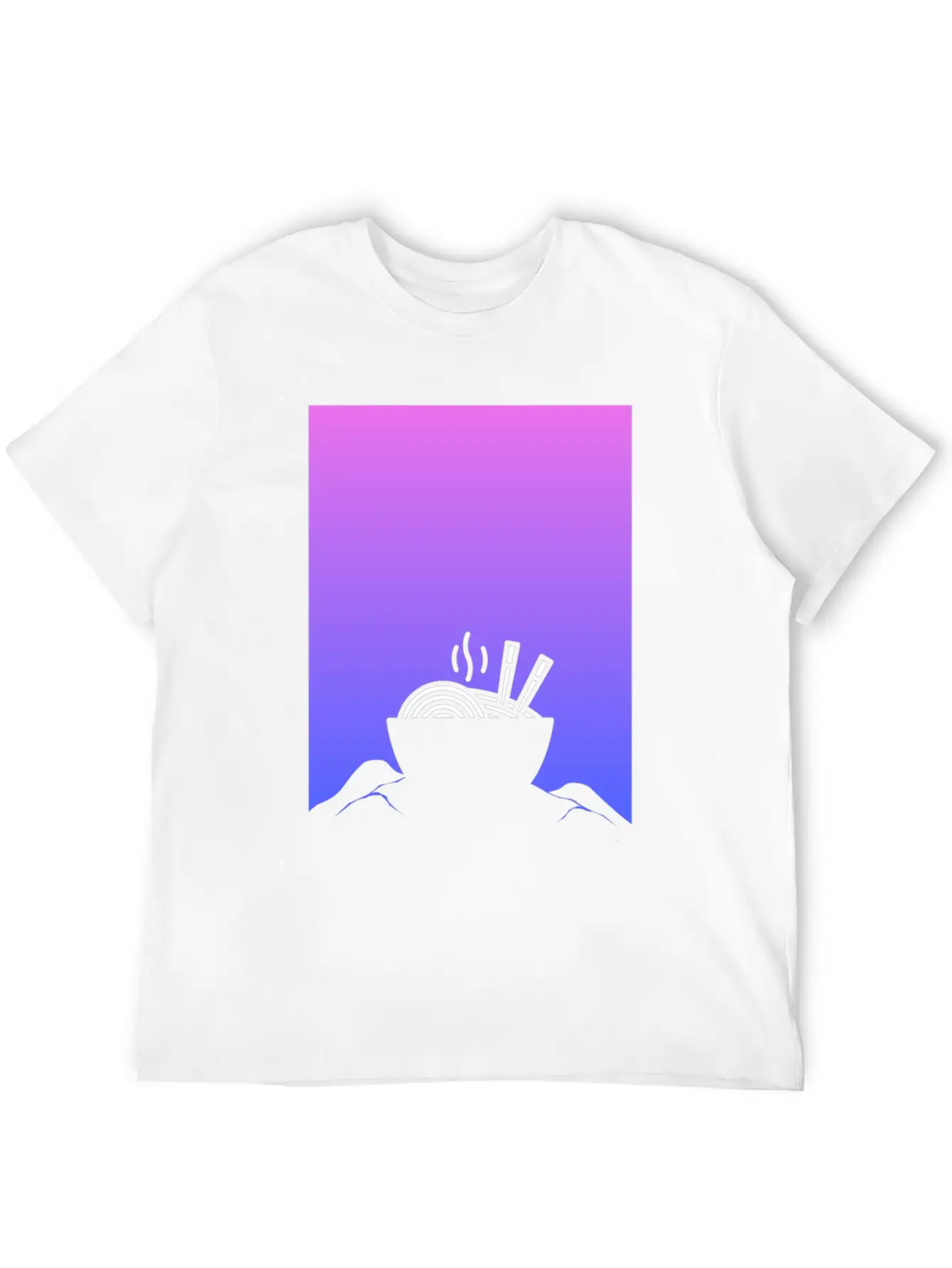 Aesthetic Vaporwave Anime Ramen Breathable Graphic T-Shirt – Perfect For Casual Days