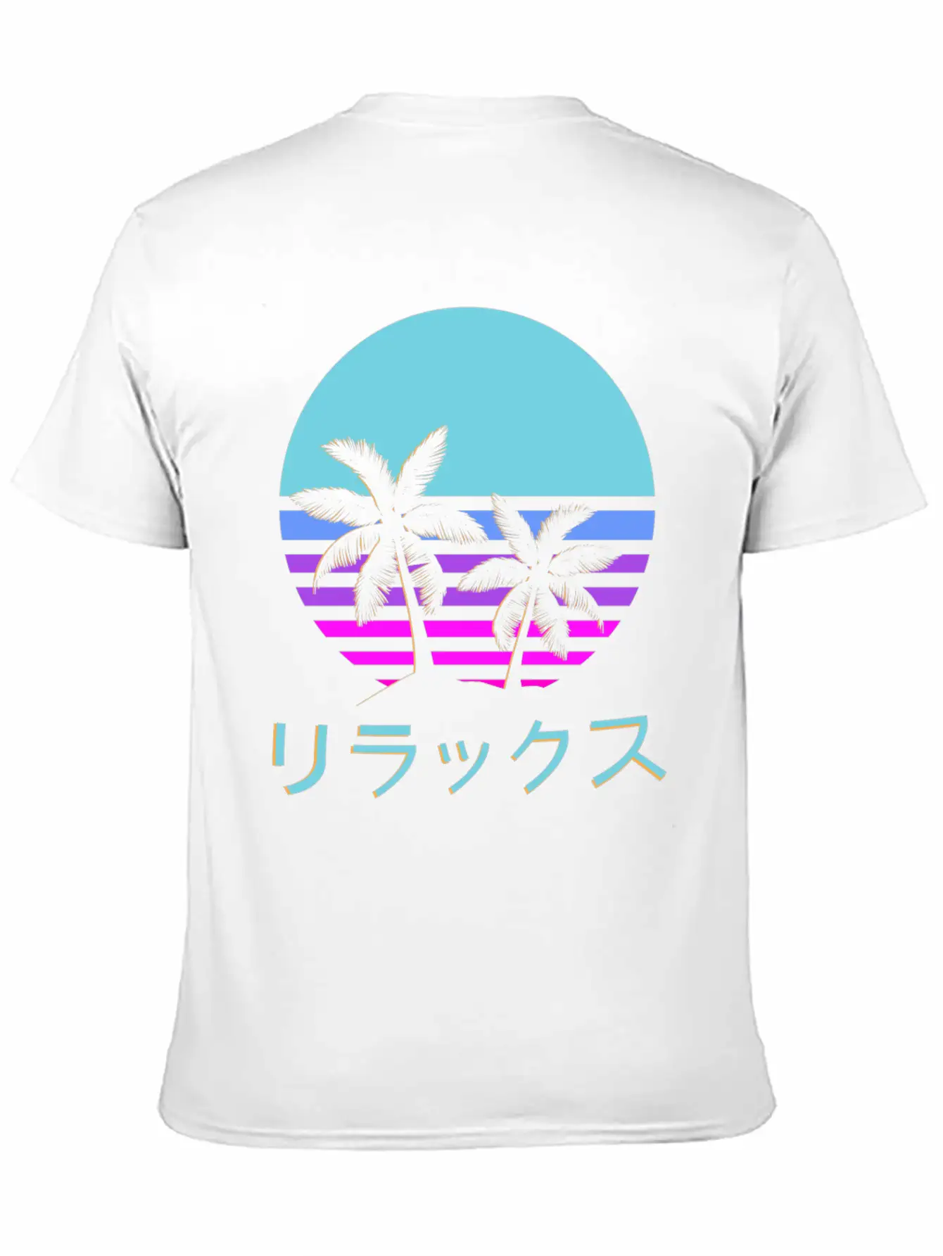 Aesthetic Vaporwave Style Retro 1980s 1990s Otaku Modern Fit Casual T-Shirt – Clean And Versatile Design