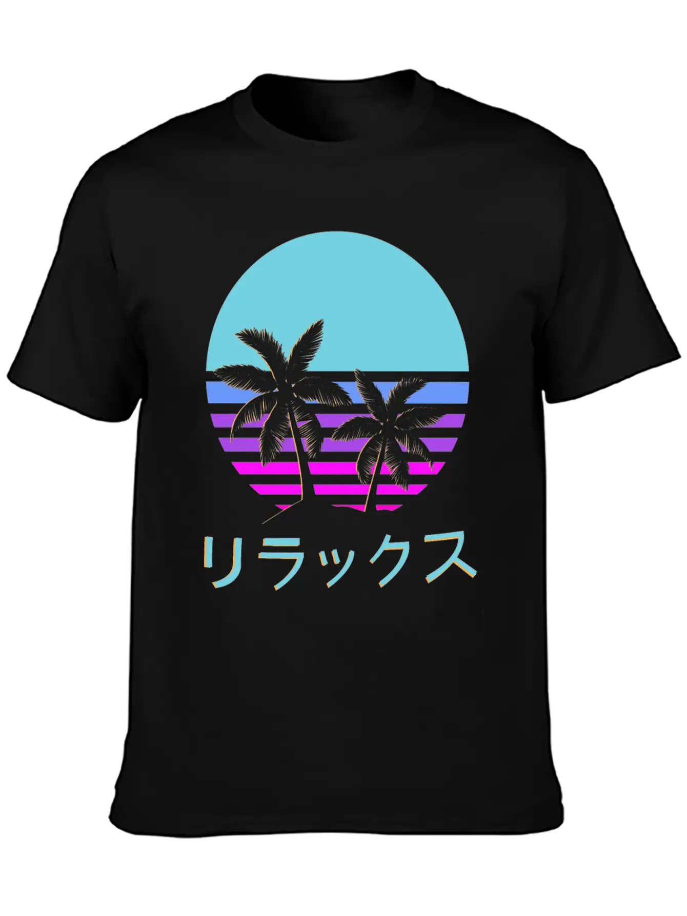 Aesthetic Vaporwave Style Retro 1980s 1990s Otaku Modern Fit Casual T-Shirt – Clean And Versatile Design