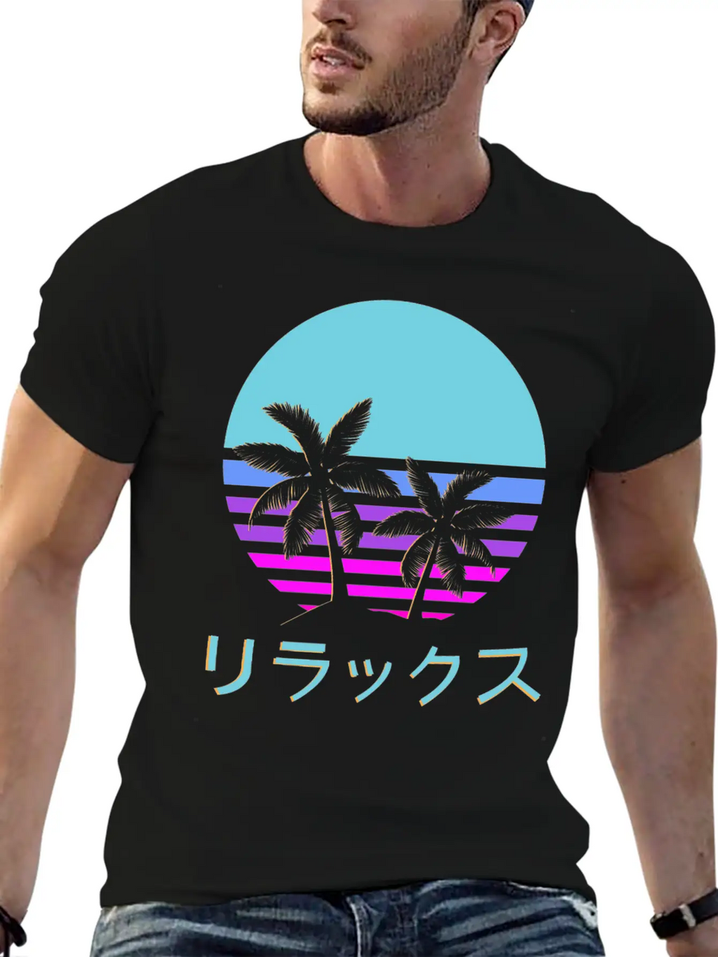 Aesthetic Vaporwave Style Retro 1980s 1990s Otaku Modern Fit Casual T-Shirt – Clean And Versatile Design