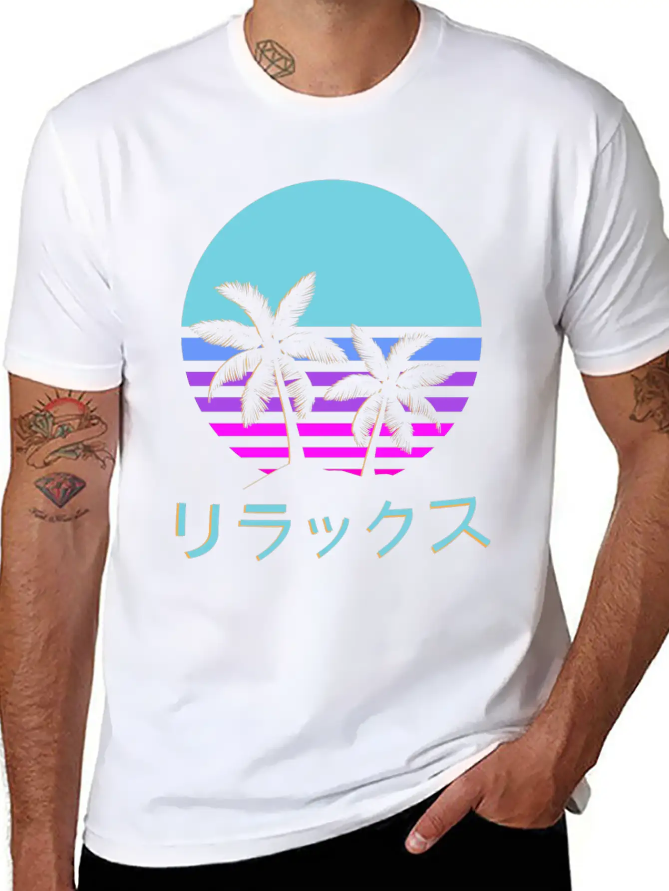 Aesthetic Vaporwave Style Retro 1980s 1990s Otaku Modern Fit Casual T-Shirt – Clean And Versatile Design