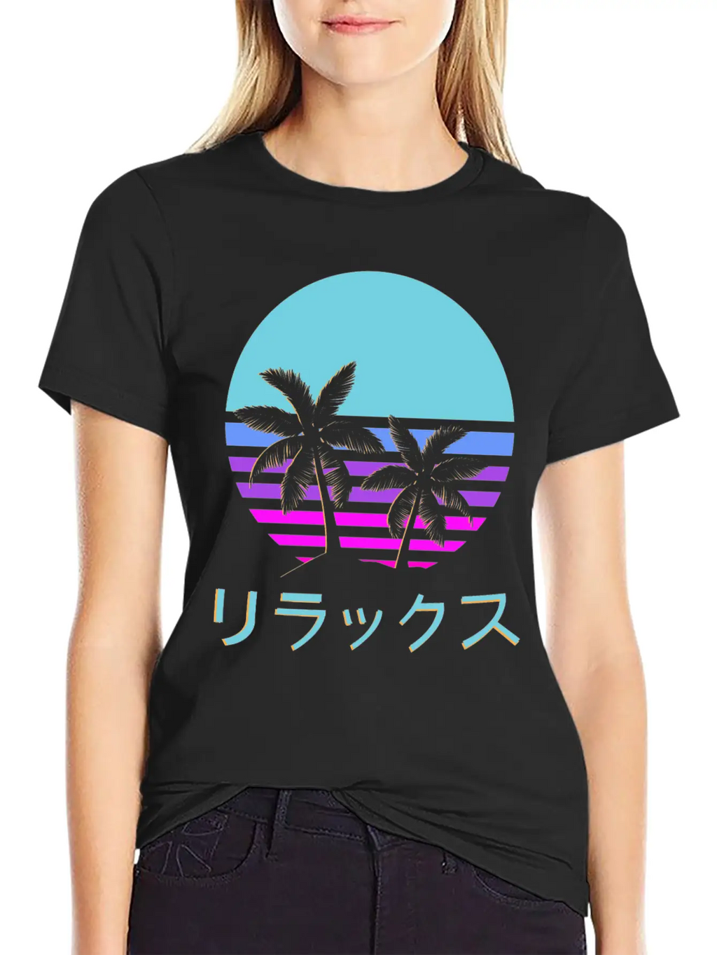 Aesthetic Vaporwave Style Retro 1980s 1990s Otaku Modern Fit Casual T-Shirt – Clean And Versatile Design