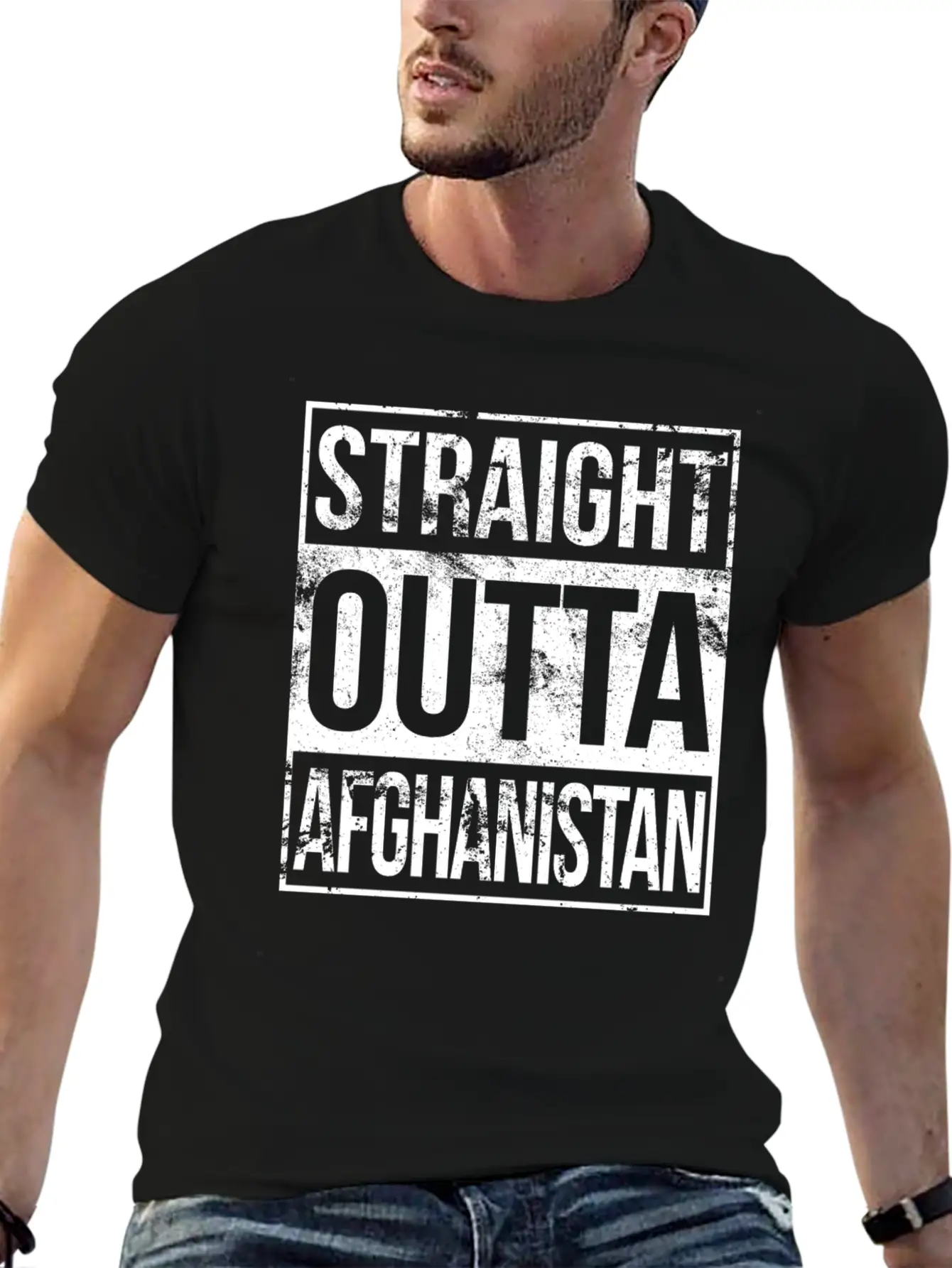Afghanistan - Straight Outta Afghanistan T-shirt Classic Cotton Tee – Unisex Comfort For Any Season