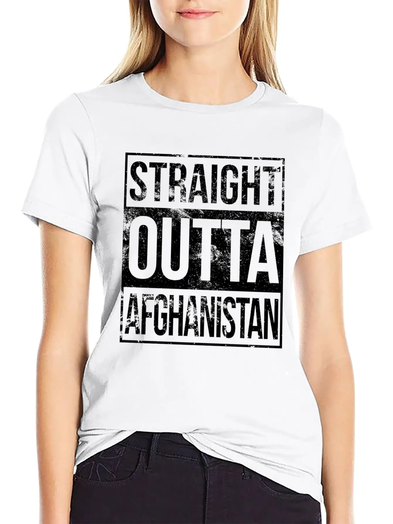Afghanistan - Straight Outta Afghanistan T-shirt Classic Cotton Tee – Unisex Comfort For Any Season