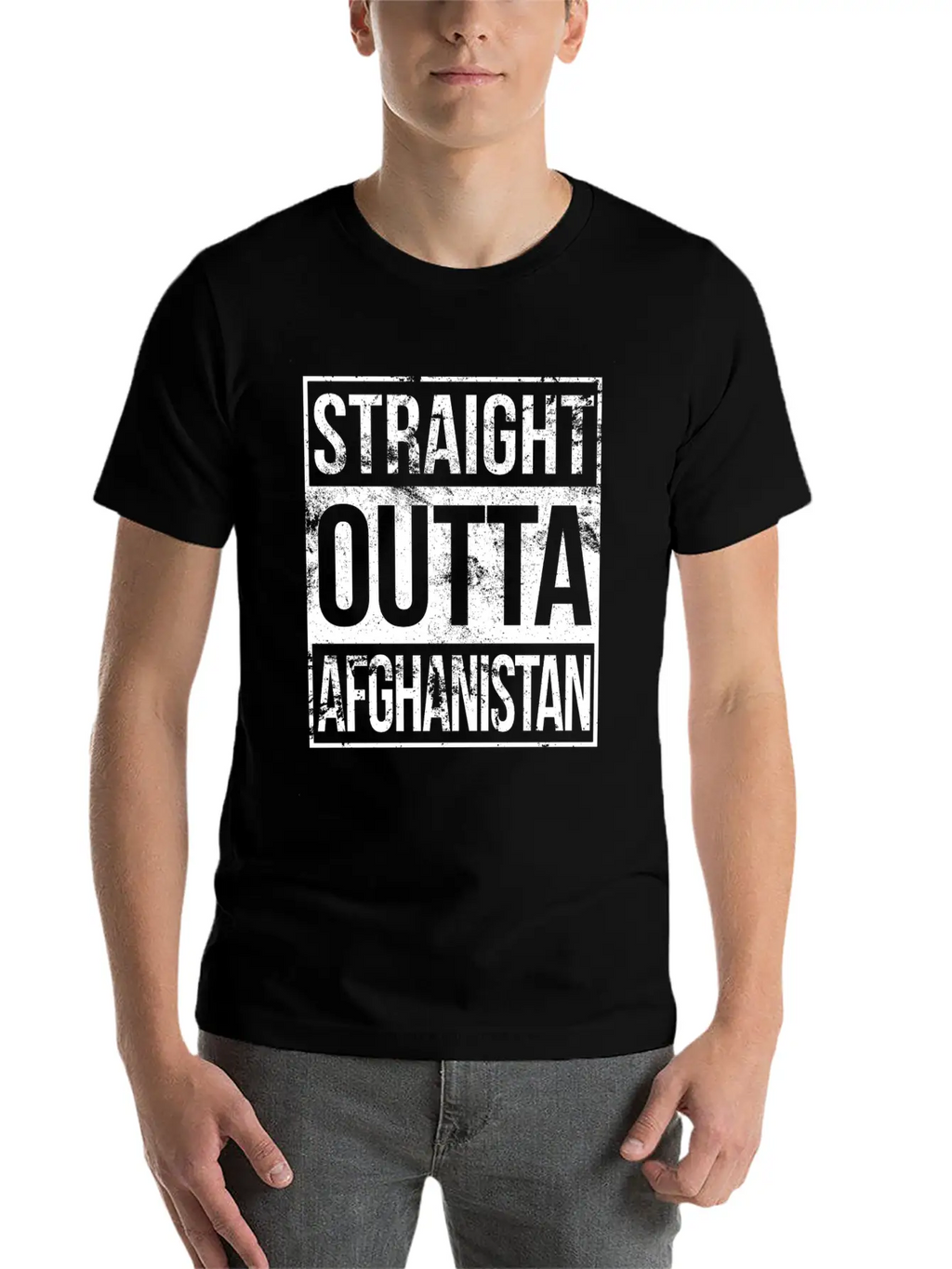 Afghanistan - Straight Outta Afghanistan T-shirt Classic Cotton Tee – Unisex Comfort For Any Season