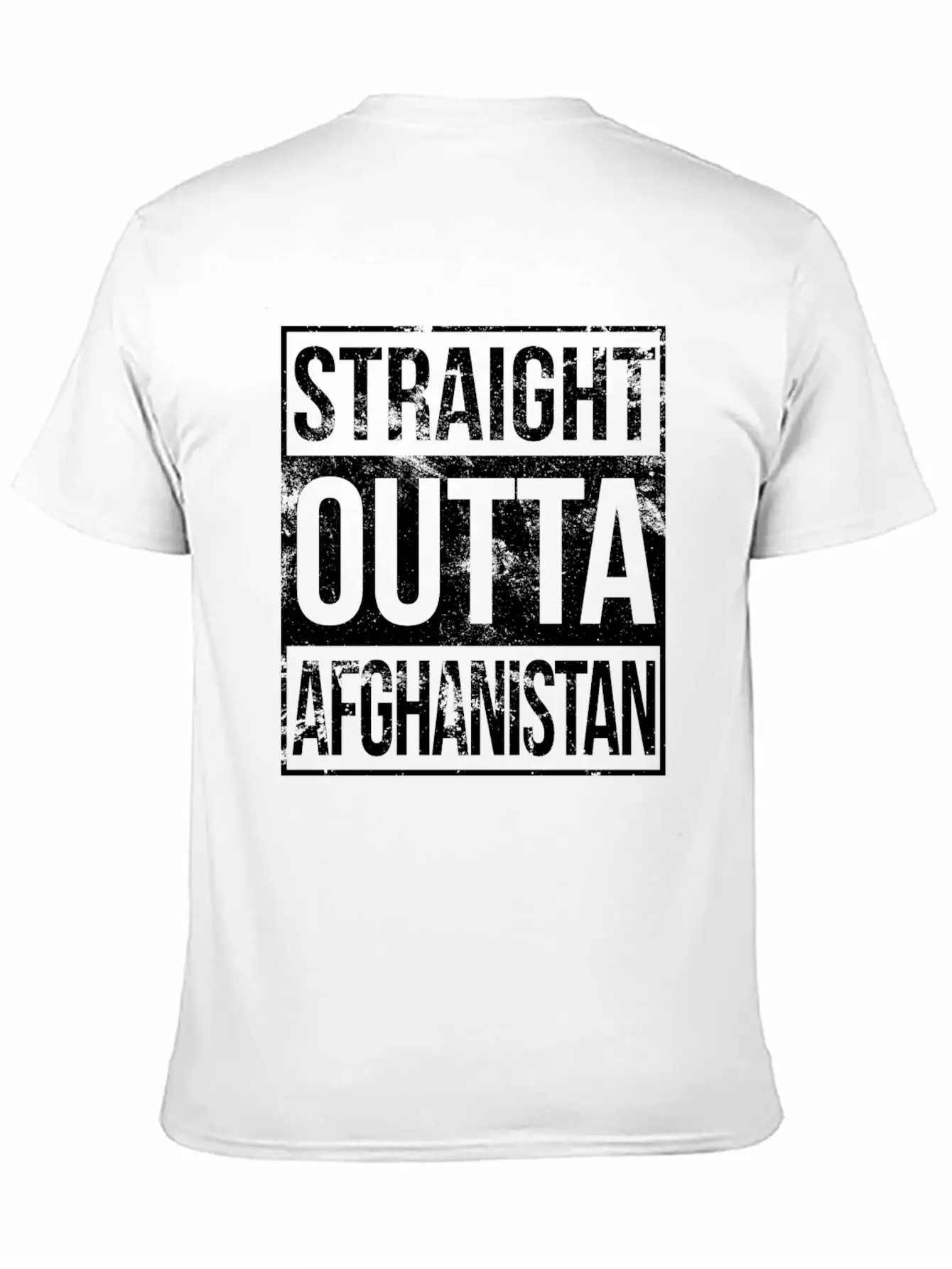 Afghanistan - Straight Outta Afghanistan T-shirt Classic Cotton Tee – Unisex Comfort For Any Season