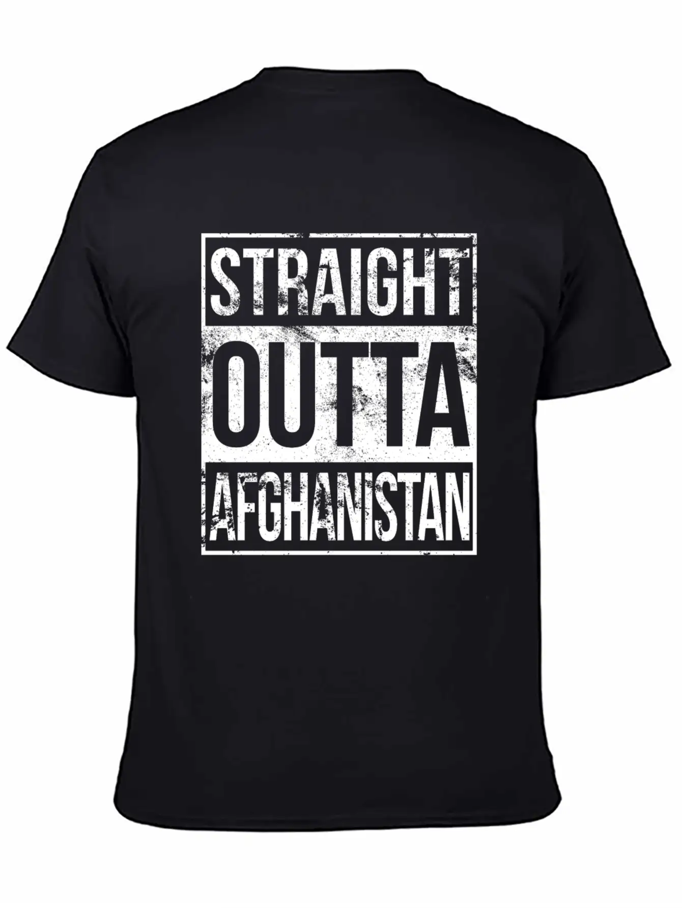 Afghanistan - Straight Outta Afghanistan T-shirt Classic Cotton Tee – Unisex Comfort For Any Season